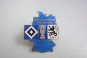 DFB-Pokal 2008-2009 Achtelfinale HSV - TSV 1860 München blau