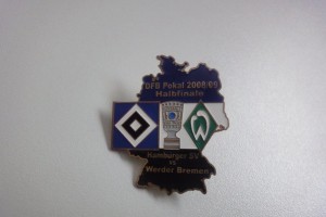 DFB-Pokal 2008-2009 Halbfinale HSV - Werder Bremen blau weiß schwarz