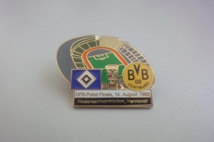 DFB Pokal Finale 1963 HSV - Borussia Dortmund weiß-schwarz