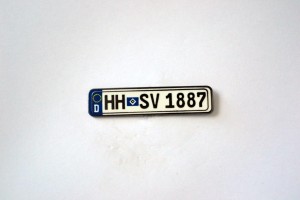 HSV 1887 Auto-Kennzeichen