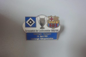 Europapokal der Landesmeister 1960-1961 Halbfinale HSV-FC Barcelona weiß