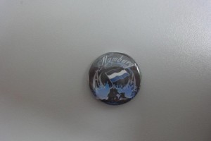 schwarz weiß blau HSV Button